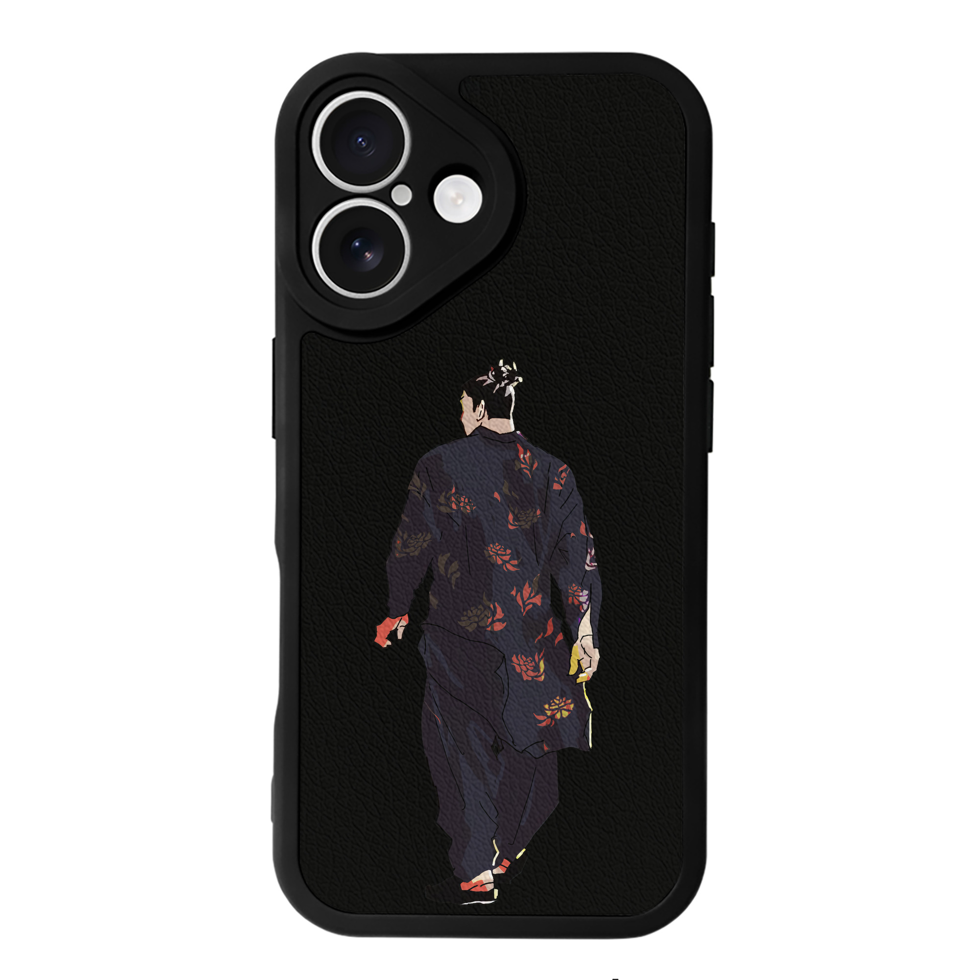 （画像用） 呪術廻戦 Jujutsu Kaisen 【iPhone 16シリーズ対応】シリコンスマホケース（レザー調） 材質：シリコン